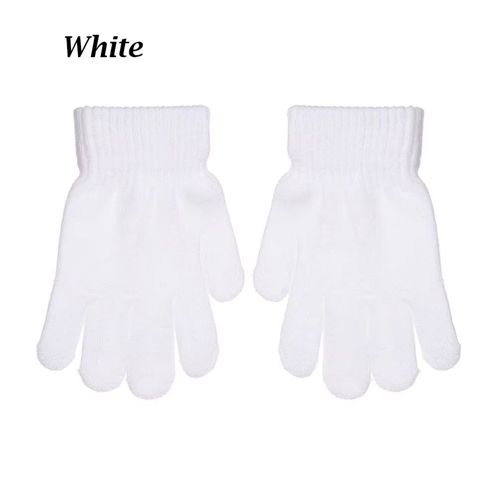 Stretchy Knitted Childrens Winter Warm FullFinger Gloves 16