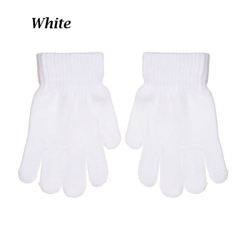 Stretchy Knitted Childrens Winter Warm FullFinger Gloves 16
