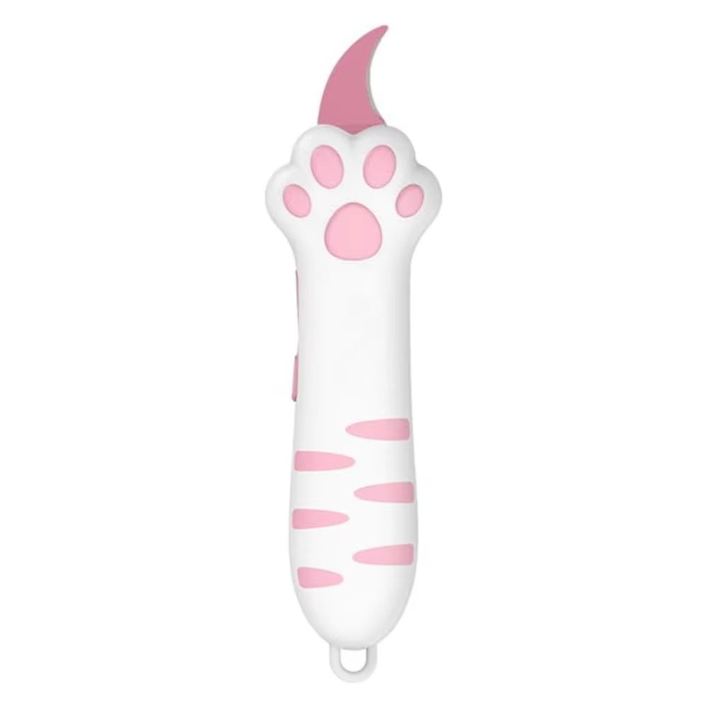 Portable Cat Paw Plastic Box Cutter And Retractable Letter Opener 9