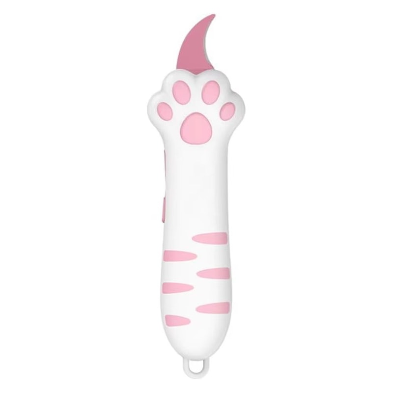 Portable Cat Paw Plastic Box Cutter And Retractable Letter Opener 9