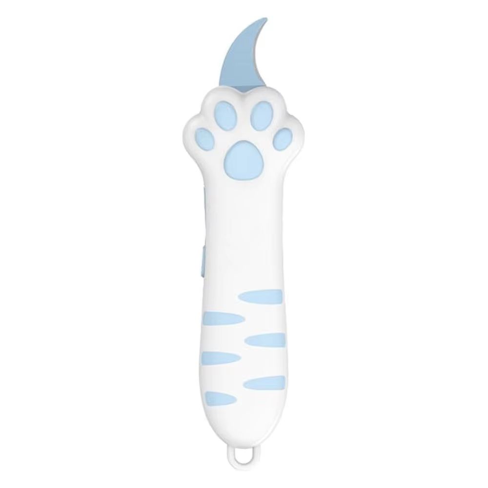 Portable Cat Paw Plastic Box Cutter And Retractable Letter Opener 8