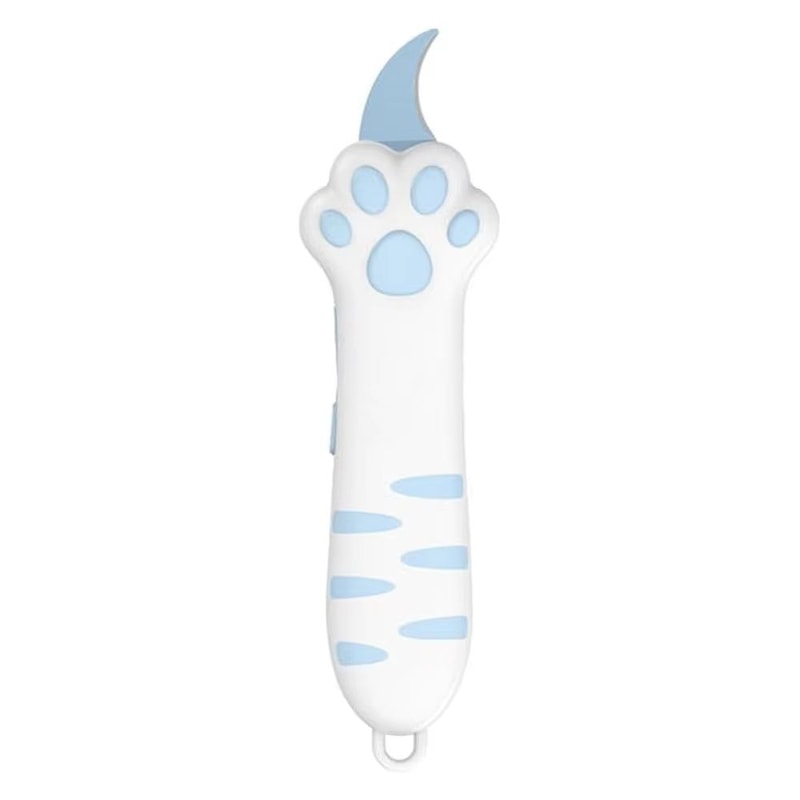 Portable Cat Paw Plastic Box Cutter And Retractable Letter Opener 8