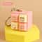 Fun Cartoon Squeeze Music FourSquare Merit Button Keychain 10