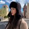 Knitted Extended Ear Protection Winter Lei Feng Hat For Women 3