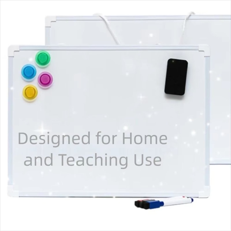 Magnetic DoubleSided Dry Erase Board With Markers Magnets 16 X 12 2