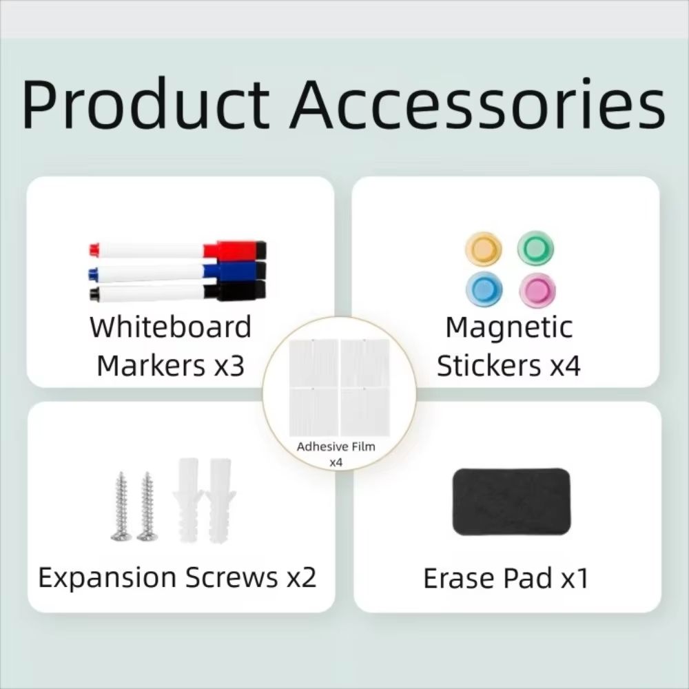 Magnetic DoubleSided Dry Erase Board With Markers Magnets 16 X 12 4