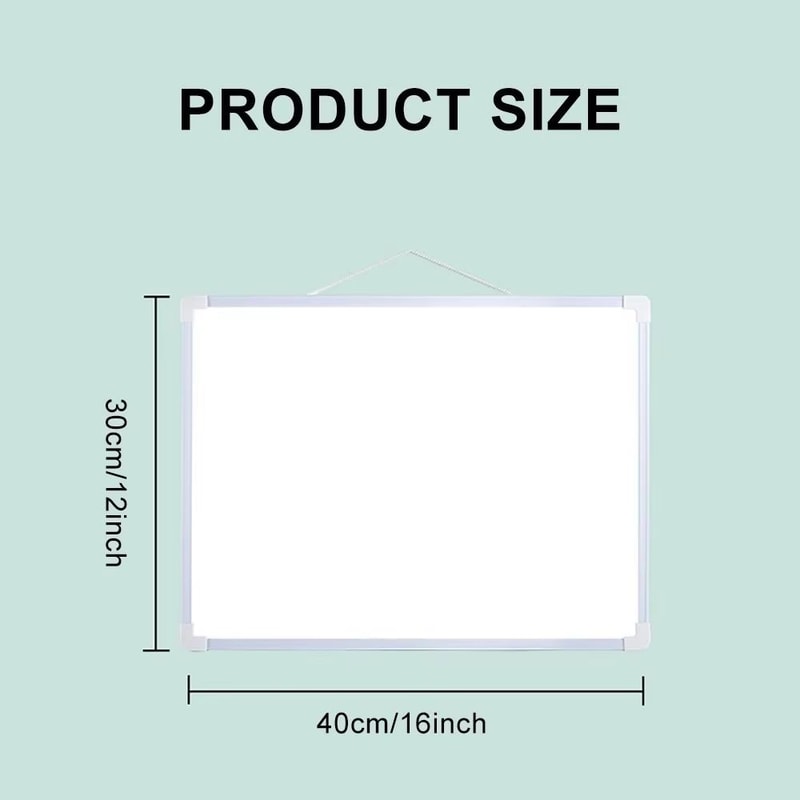 Magnetic DoubleSided Dry Erase Board With Markers Magnets 16 X 12 5