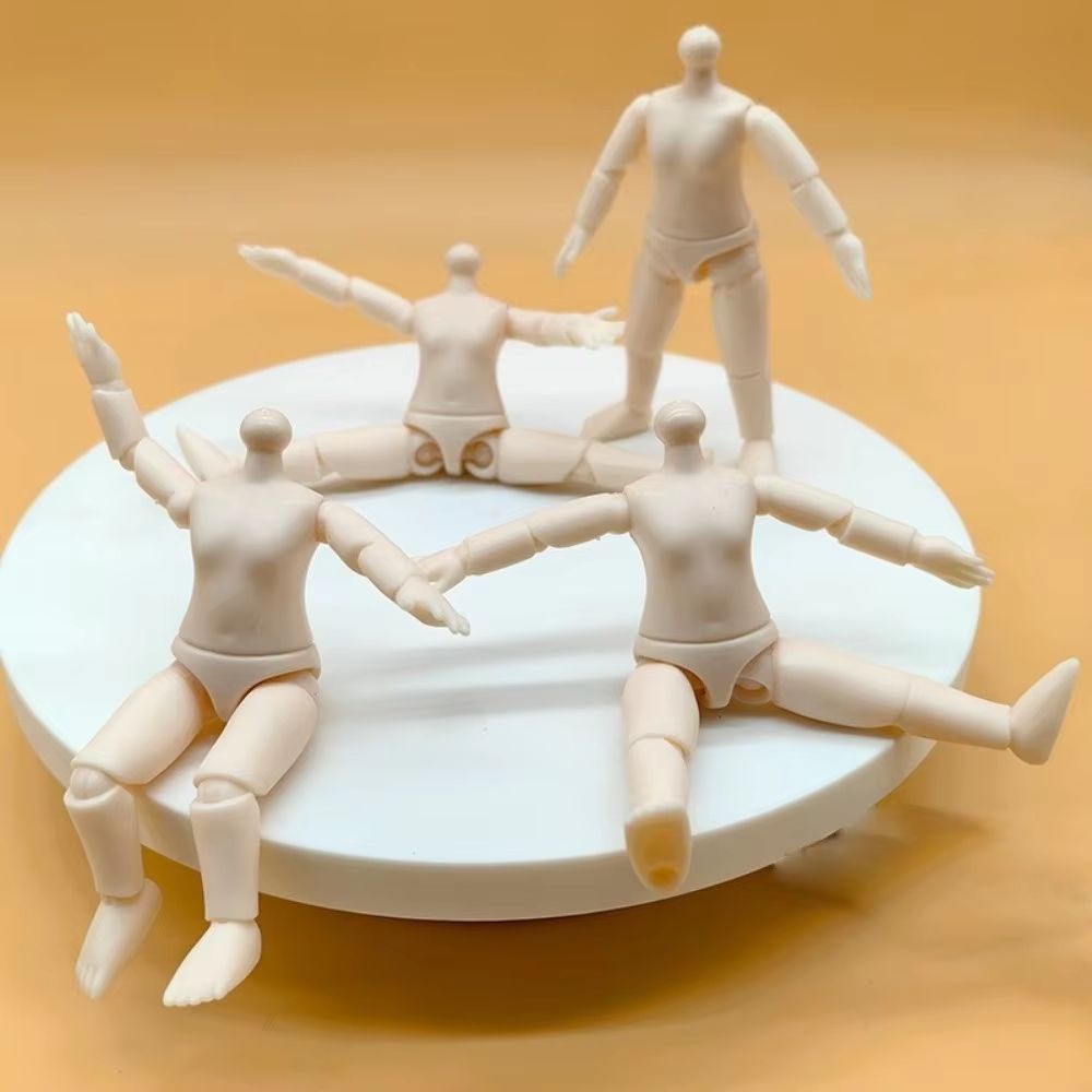 Poseable PVC AnimeStyle Doll Body Figure For Customization 0