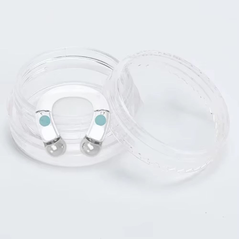Reusable Silicone Magnetic AntiSnoring Nose Clip Breathing Aid 5