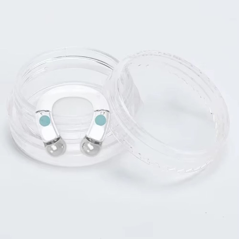 Reusable Silicone Magnetic AntiSnoring Nose Clip Breathing Aid 5