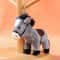 Soft Brown LongHaired Horse Plush Keychain Pendant 8
