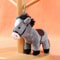 Soft Brown LongHaired Horse Plush Keychain Pendant 8