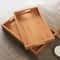 Rectangular Retro Bamboo Storage Tray For Home Organization 1