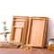 Rectangular Retro Bamboo Storage Tray For Home Organization 3