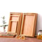 Rectangular Retro Bamboo Storage Tray For Home Organization 3