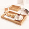 Rectangular Retro Bamboo Storage Tray For Home Organization 5