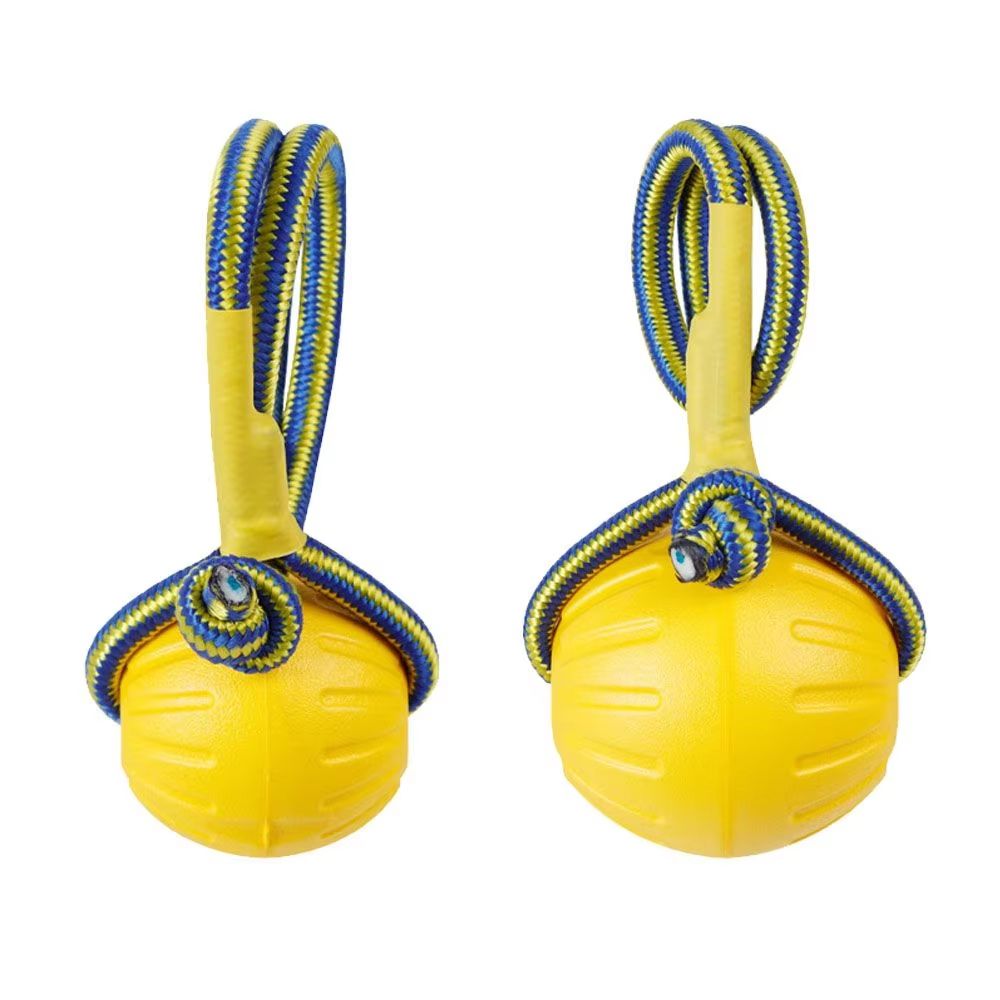 Indestructible Rubber Dog Training And Fetch Ball Toy 3