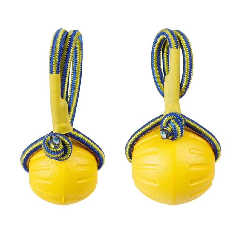 Indestructible Rubber Dog Training And Fetch Ball Toy 3