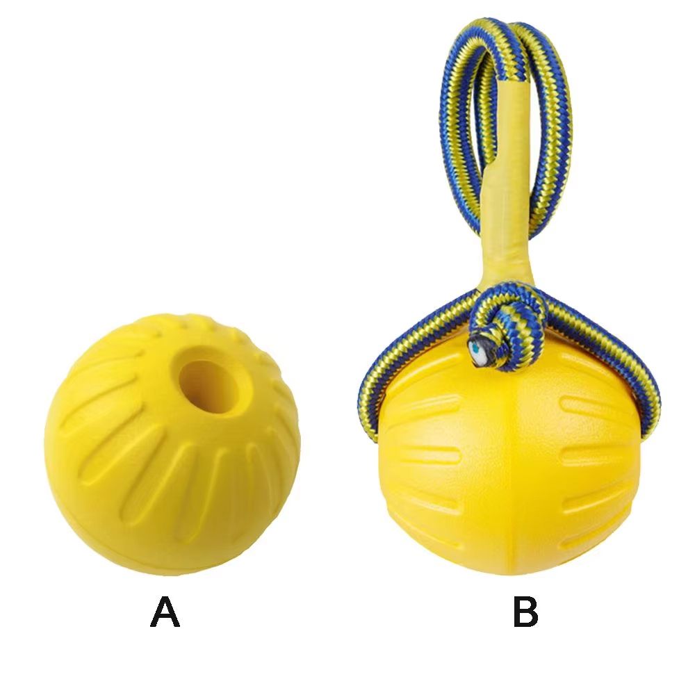 Indestructible Rubber Dog Training And Fetch Ball Toy 5