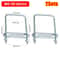 2 Sets M6 Iron Square UBolt RightAngle Screw Clamp With Baffle 9
