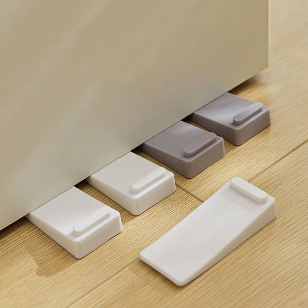 Safety Silicone Door Stop Wedges 2Pack AntiCollision Door Stoppers For Home Office 0