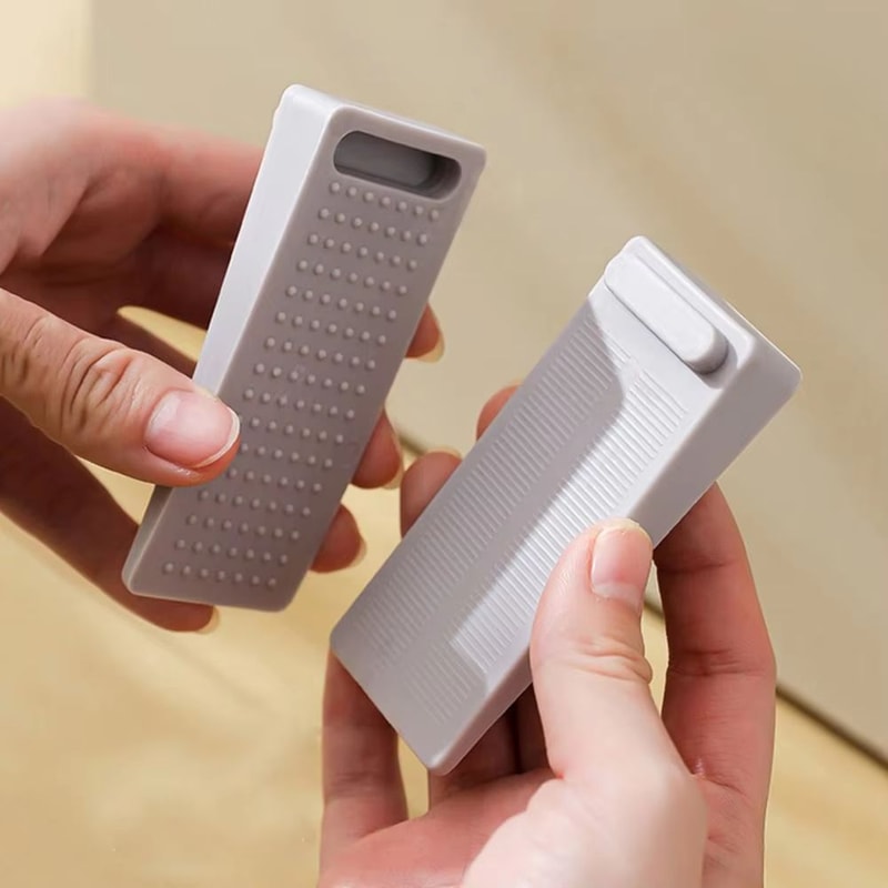 Safety Silicone Door Stop Wedges 2Pack AntiCollision Door Stoppers For Home Office 4