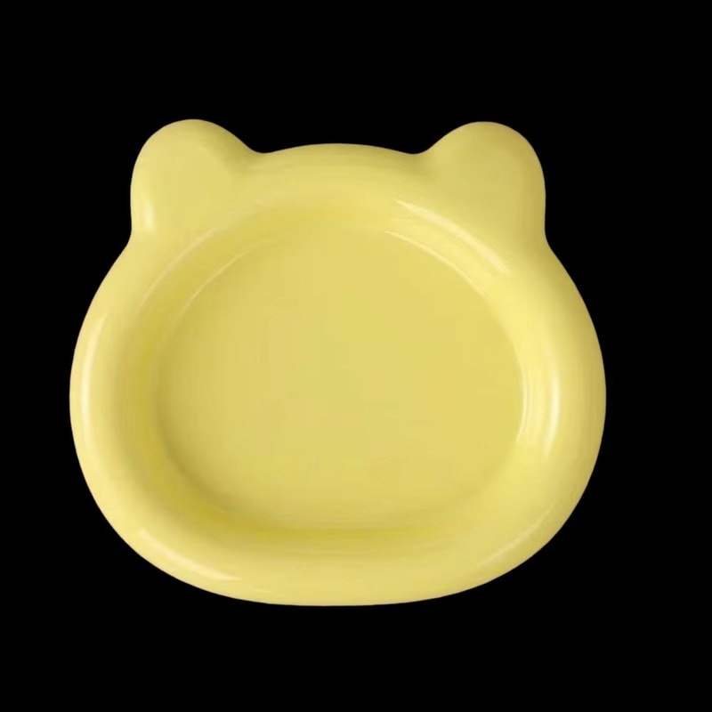 Durable Cute Plastic PP Cat Bowl For Food Water 9