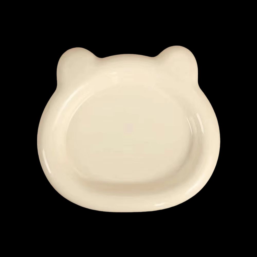 Durable Cute Plastic PP Cat Bowl For Food Water 6