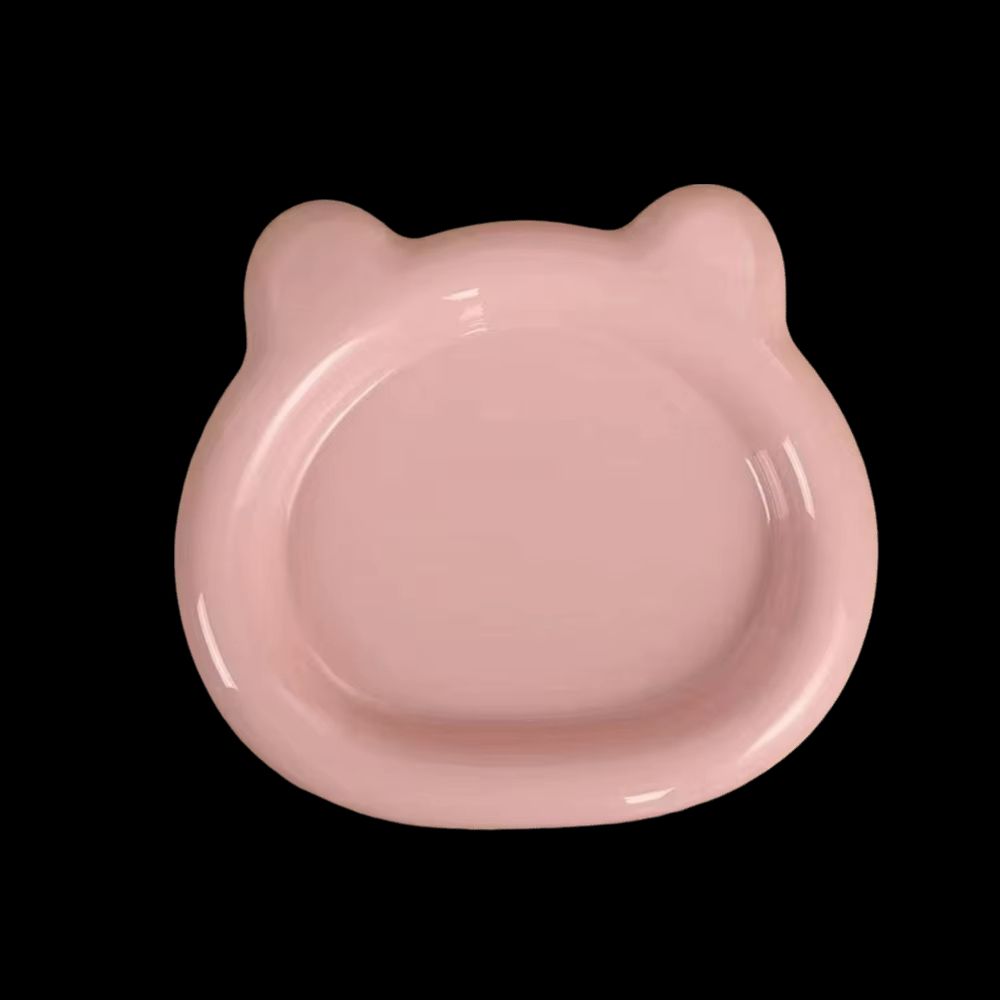 Durable Cute Plastic PP Cat Bowl For Food Water 7