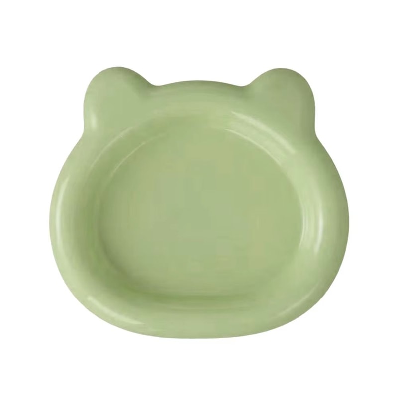 Durable Cute Plastic PP Cat Bowl For Food Water 8