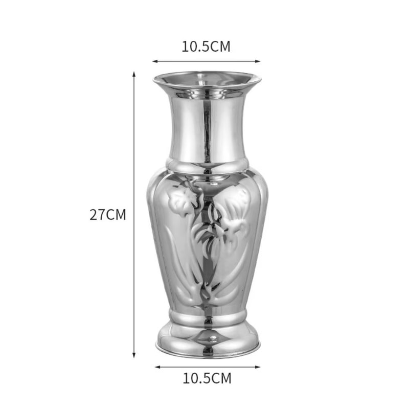 Golden Stainless Steel Flower Vase Decorative Centerpiece For Home Garden 15