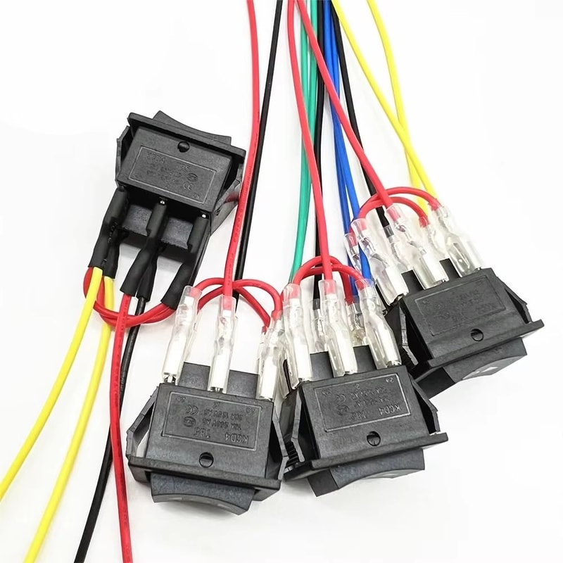 12V 20A DPDT Momentary Rocker Switch Polarity Reversing OnOffOn 2