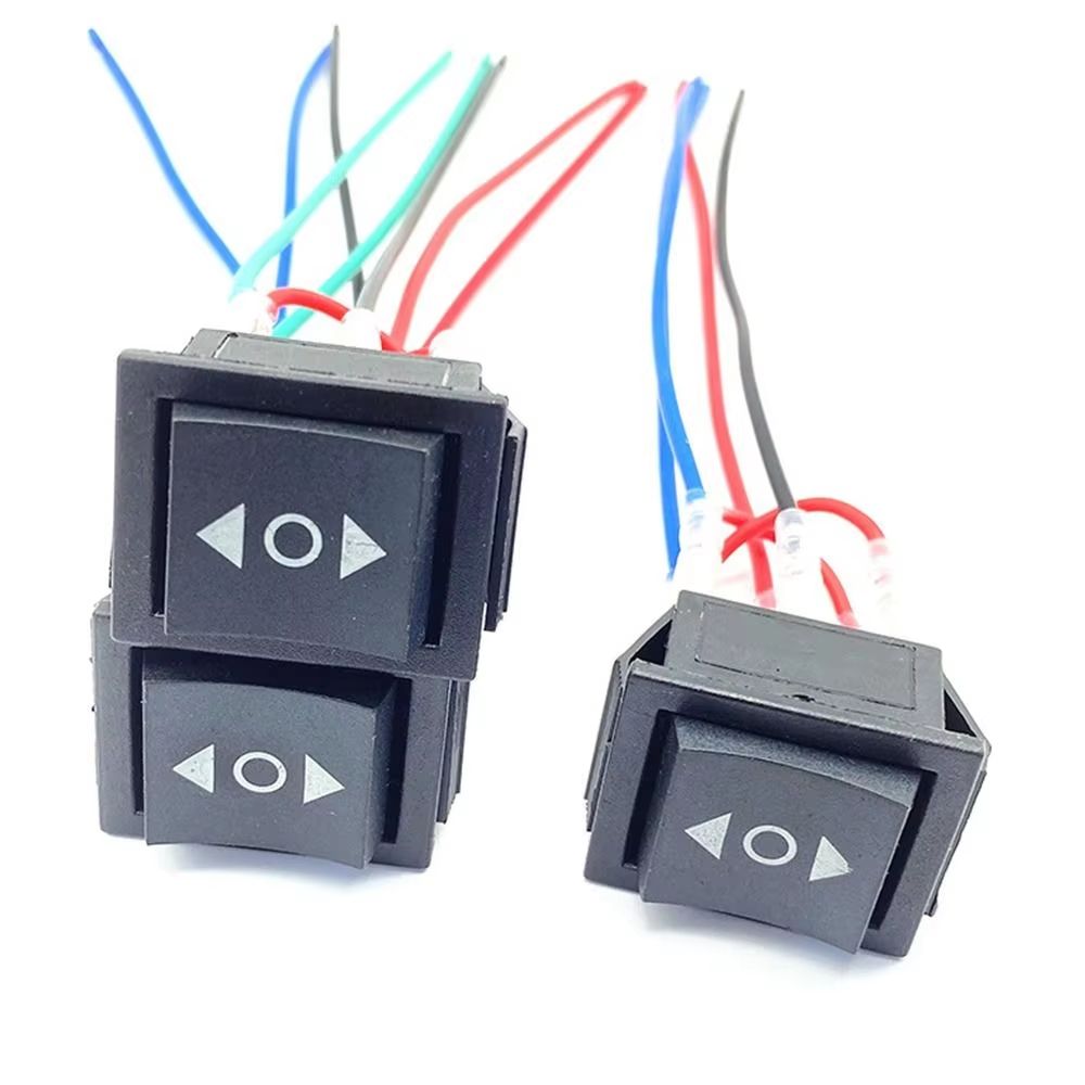 12V 20A DPDT Momentary Rocker Switch Polarity Reversing OnOffOn 4