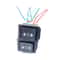 12V 20A DPDT Momentary Rocker Switch Polarity Reversing OnOffOn 5