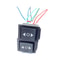 12V 20A DPDT Momentary Rocker Switch Polarity Reversing OnOffOn 5