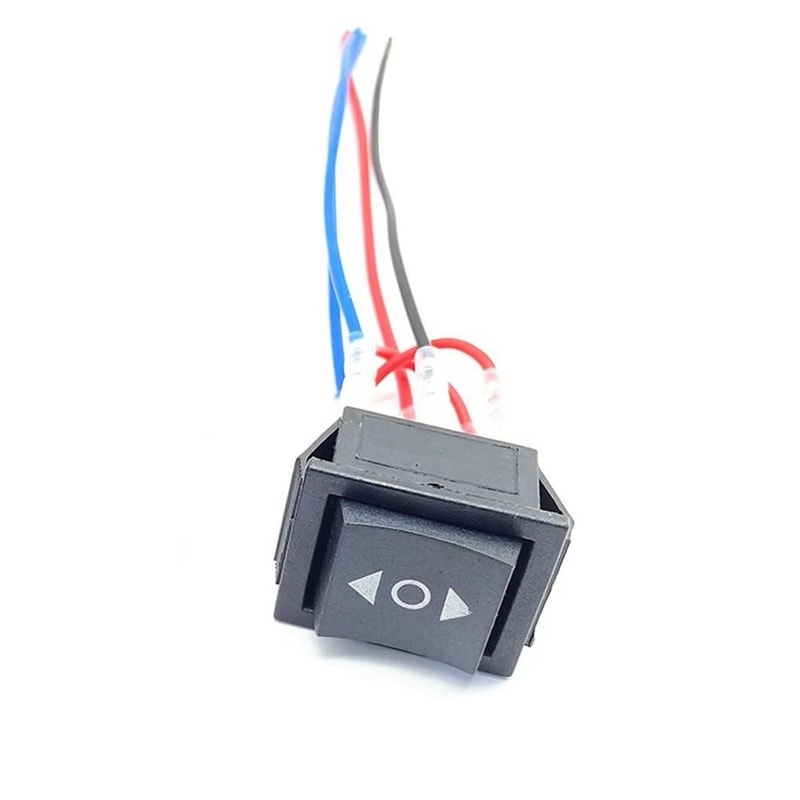 12V 20A DPDT Momentary Rocker Switch Polarity Reversing OnOffOn 6