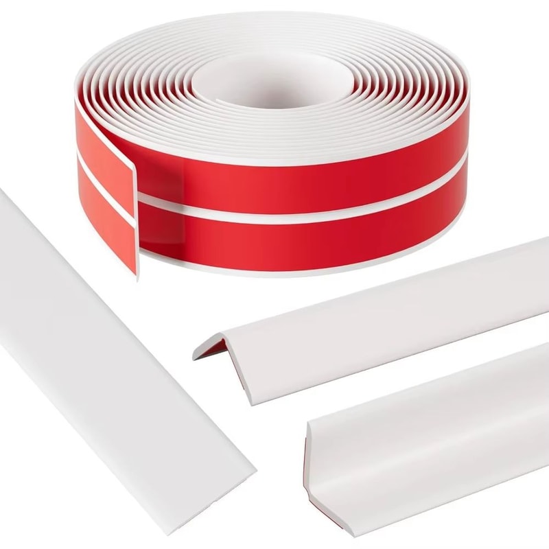 SelfAdhesive Flexible LShape Wall Corner Floor Transition Protector Strip 6