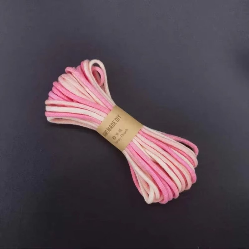 Gradient HandDyed Braided Macrame Cotton Rope 012in Thick 328ft DIY Bracelet String 9