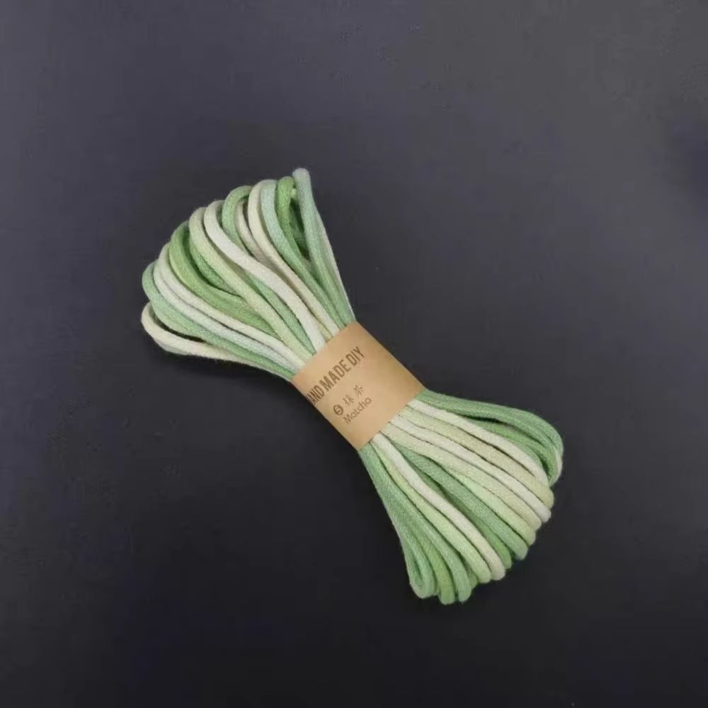 Gradient HandDyed Braided Macrame Cotton Rope 012in Thick 328ft DIY Bracelet String 10