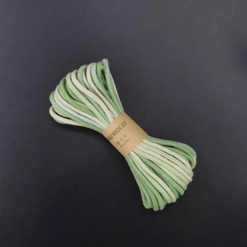 Gradient HandDyed Braided Macrame Cotton Rope 012in Thick 328ft DIY Bracelet String 10