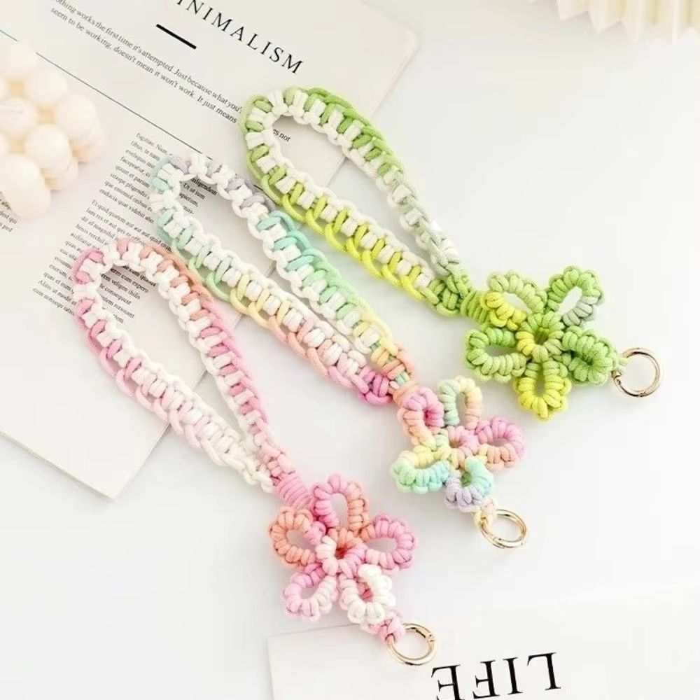 Gradient HandDyed Braided Macrame Cotton Rope 012in Thick 328ft DIY Bracelet String 1