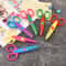 Color Lace DIY Scissors 67in Comfortable Grip Wavy Pattern Art Safety Scissors 1