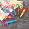 Color Lace DIY Scissors 67in Comfortable Grip Wavy Pattern Art Safety Scissors 1