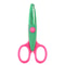 Color Lace DIY Scissors 67in Comfortable Grip Wavy Pattern Art Safety Scissors 8