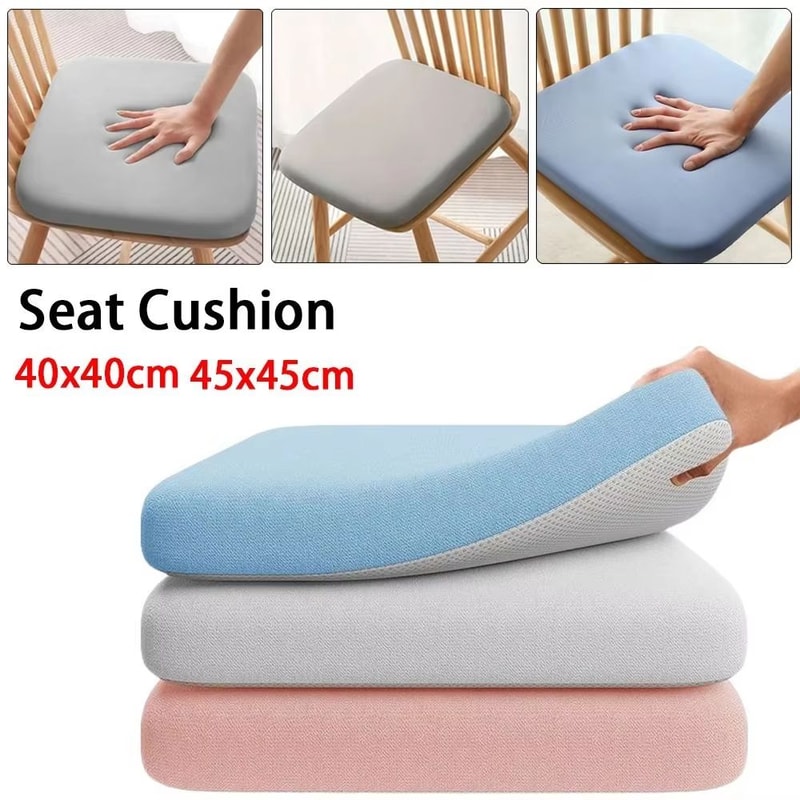 157in Thick Memory Foam Seat Cushion AntiSlip Ultra Soft Breathable Chair Pad 0