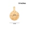 Round Bamboo Pizza Board With Handle 610in MultiUse Serving Cutting Tray 7