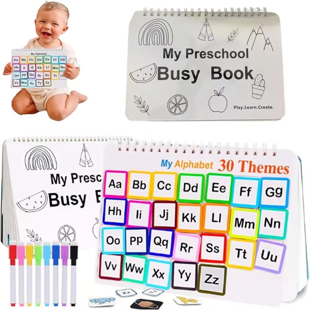 Preschool Busy Book Activity Binder For Early Learning 2