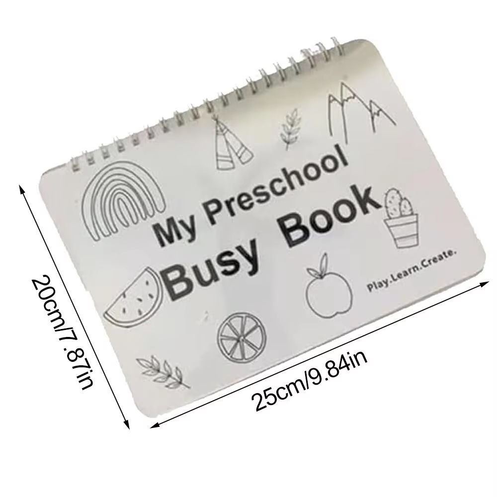 Preschool Busy Book Activity Binder For Early Learning 5