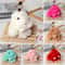 Fluffy Bunny Fur Pom Pom Keychain Soft Cute Rabbit Bag Charm 4
