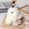 Fluffy Bunny Fur Pom Pom Keychain Soft Cute Rabbit Bag Charm 5